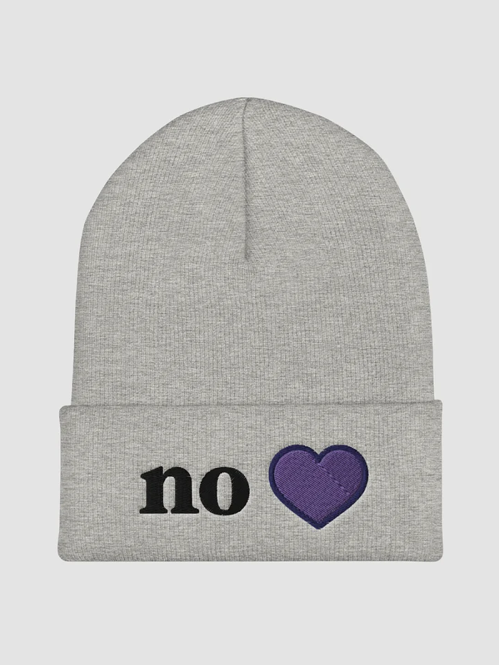 No <3 Beanie product image (2)