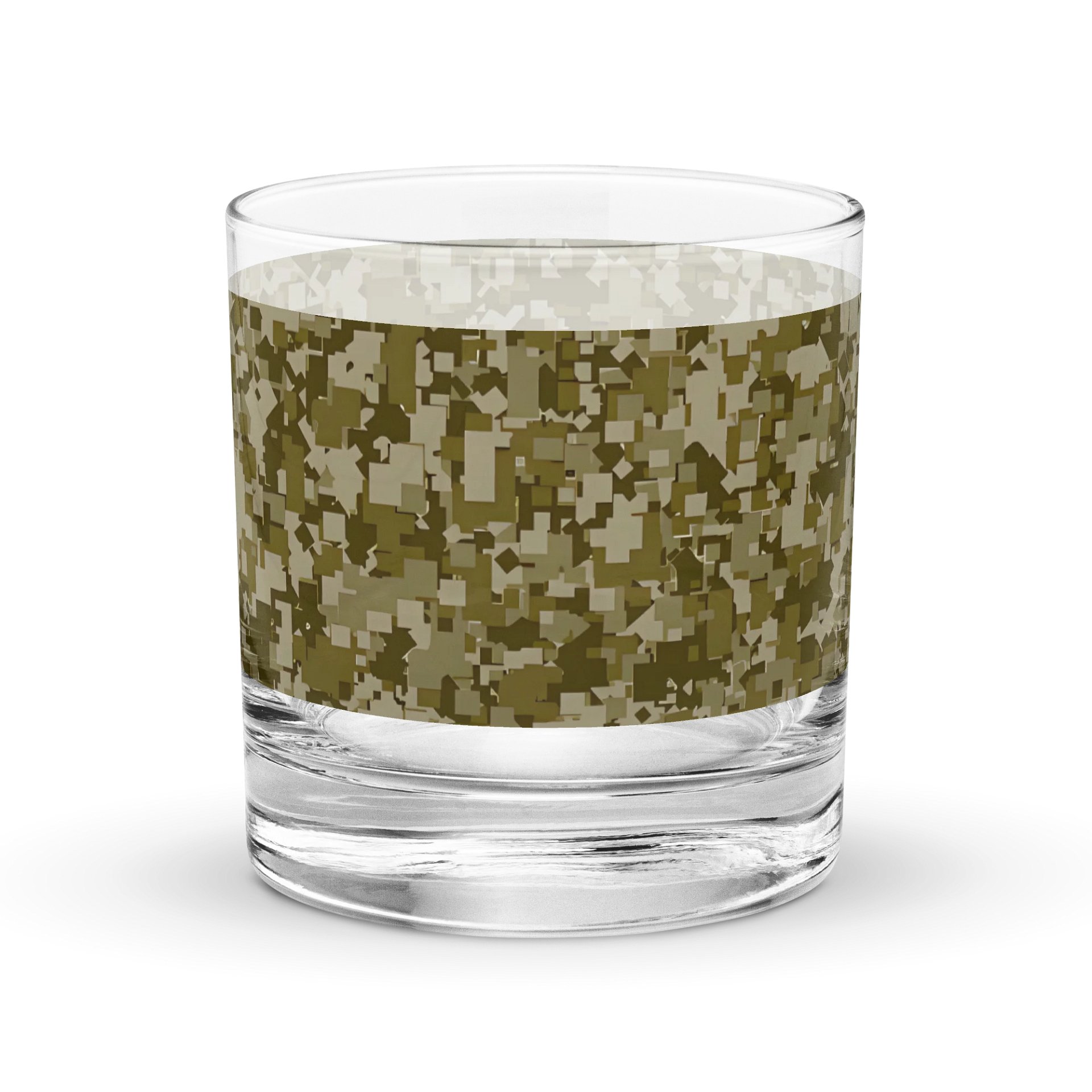 Pixelated Camo Rocks Glass product image (3)