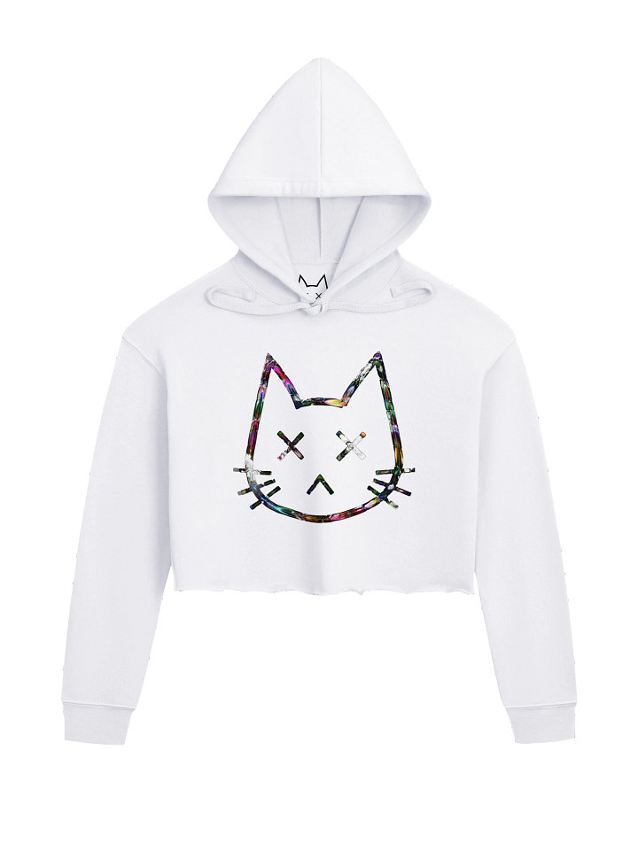 trash metal crop hoodie product image (1)