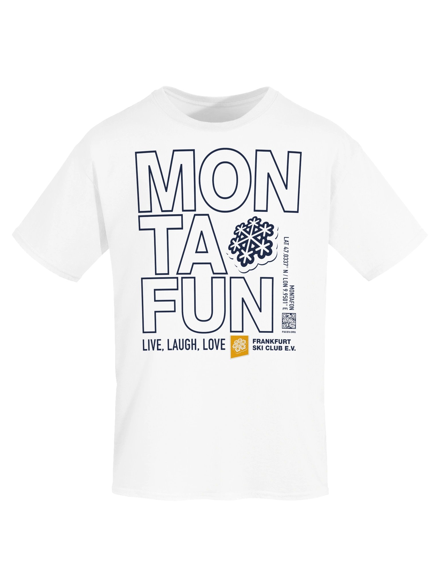 Monta(fun) Live, Laugh, Love - White (front print) product image (3)