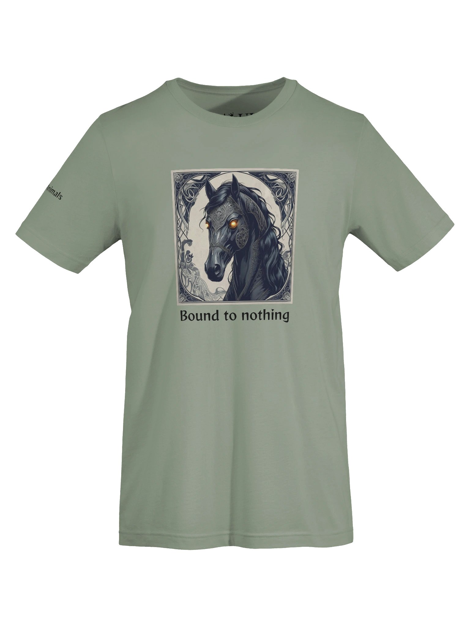 HORSE – Bound to nothing - Magic Animals T-Shirt - (front graphic) product image (6)