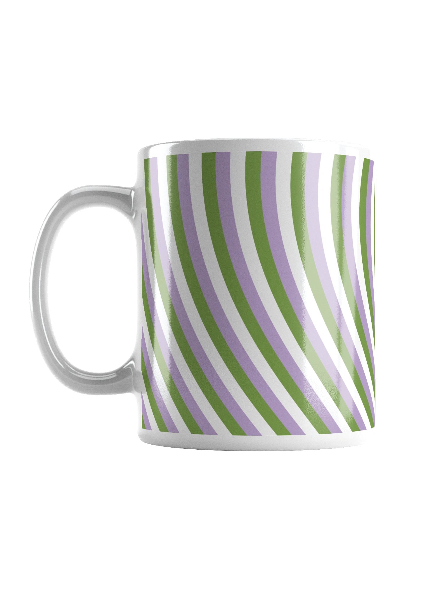 Genderqueer Pride Hearts Mug (Left-handed) product image (2)