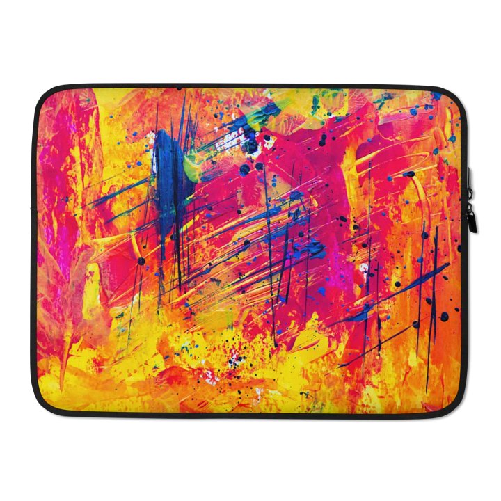 Vibrant Movement 13 & 15 Inch Laptop Sleeve - Stylish Protection with Dynamic Design product image (2)