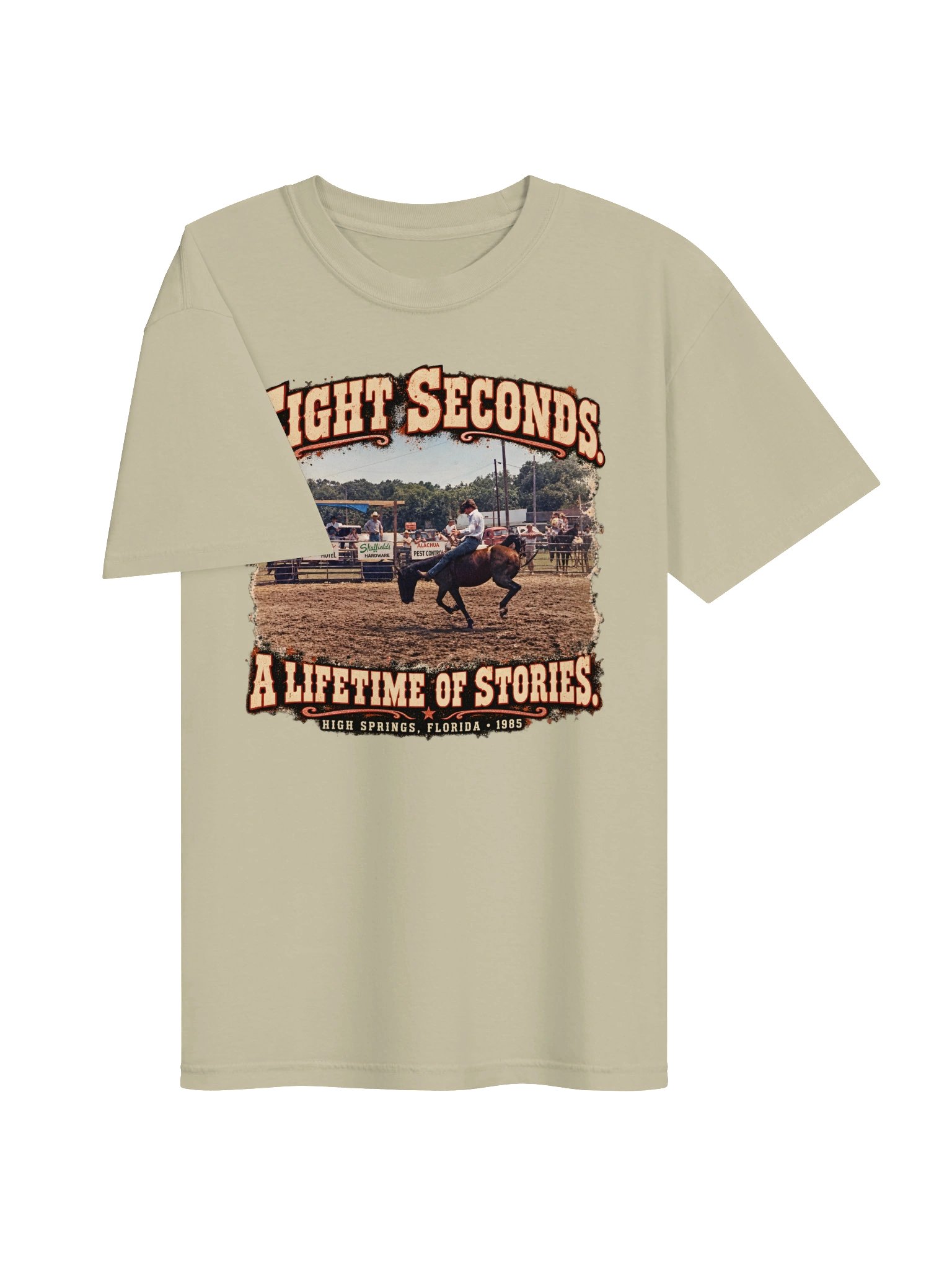 Vintage Bull Riding Shirt — Eight Seconds, A Lifetime of Stories | Broken Arena™ product image (4)