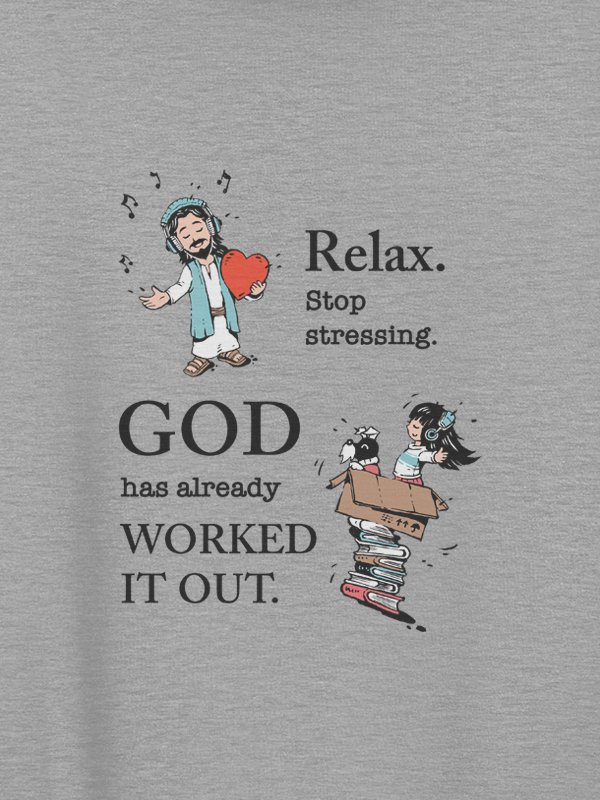 "God worked it out" unisex hoodie product image (2)