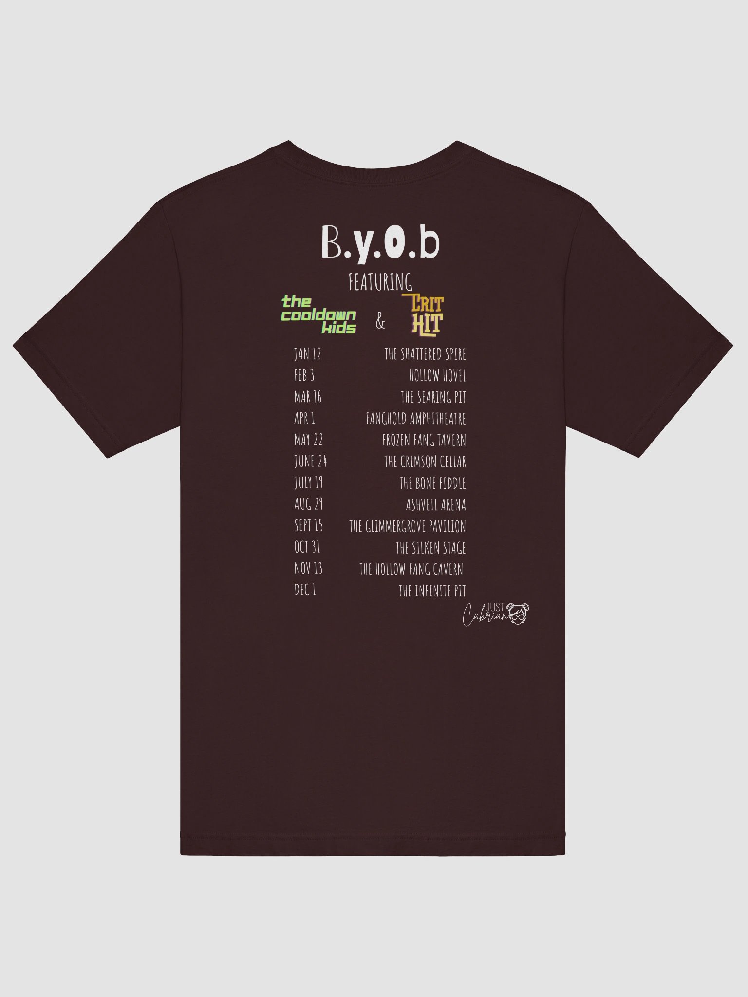 BYOB - Bring your own Buffs World Tour Tee product image (32)