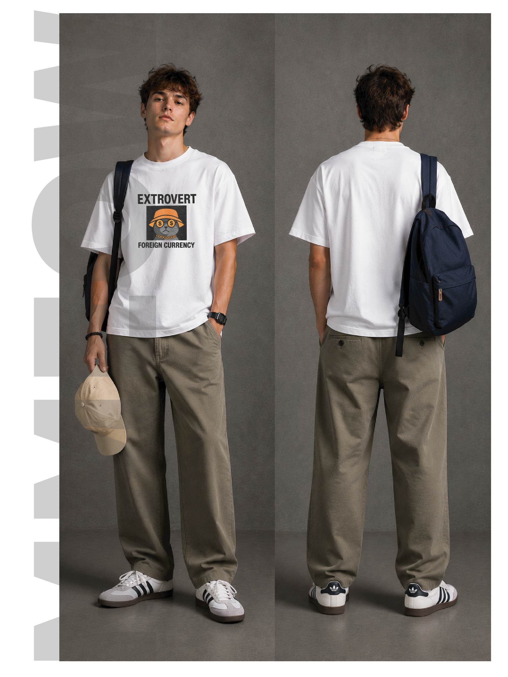 Extrovert BOXY T - SHIRT PRINTED product image (23)