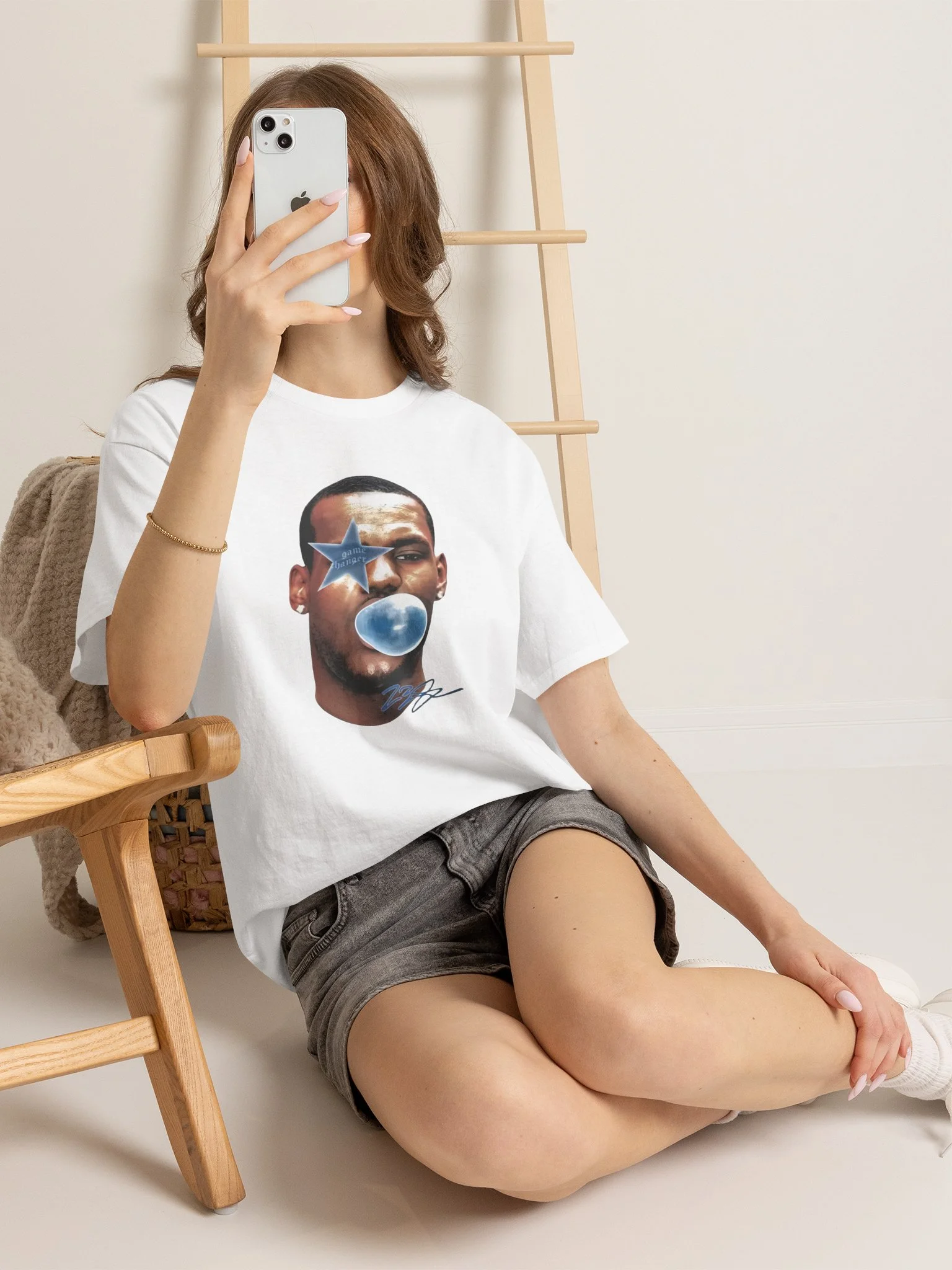 LeBron Game Changer Bubble Gum Graphic Shirt product image (106)