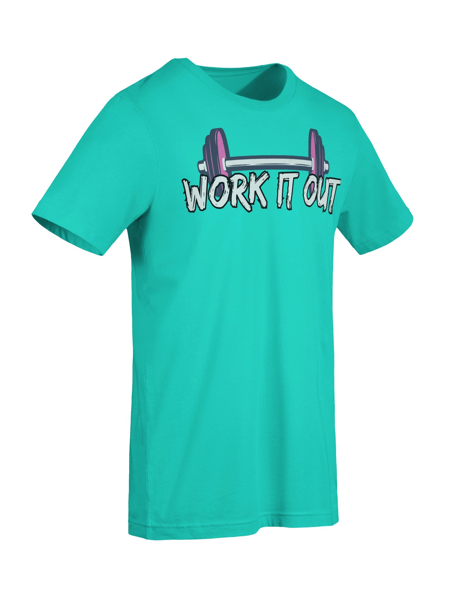 Work It Out Barbell Graphic Tee product image (81)