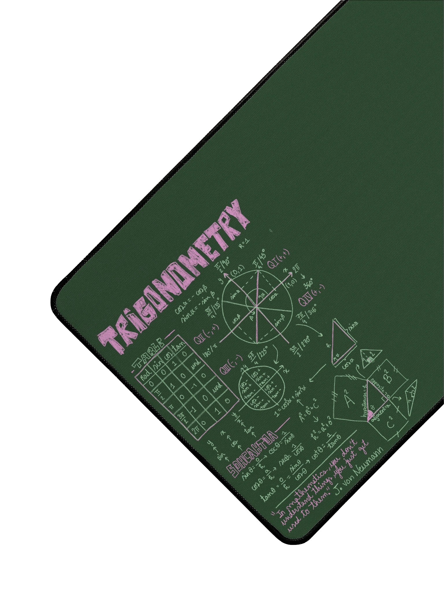Trigonometry desk mat - 15.5" x 31.5" product image (3)