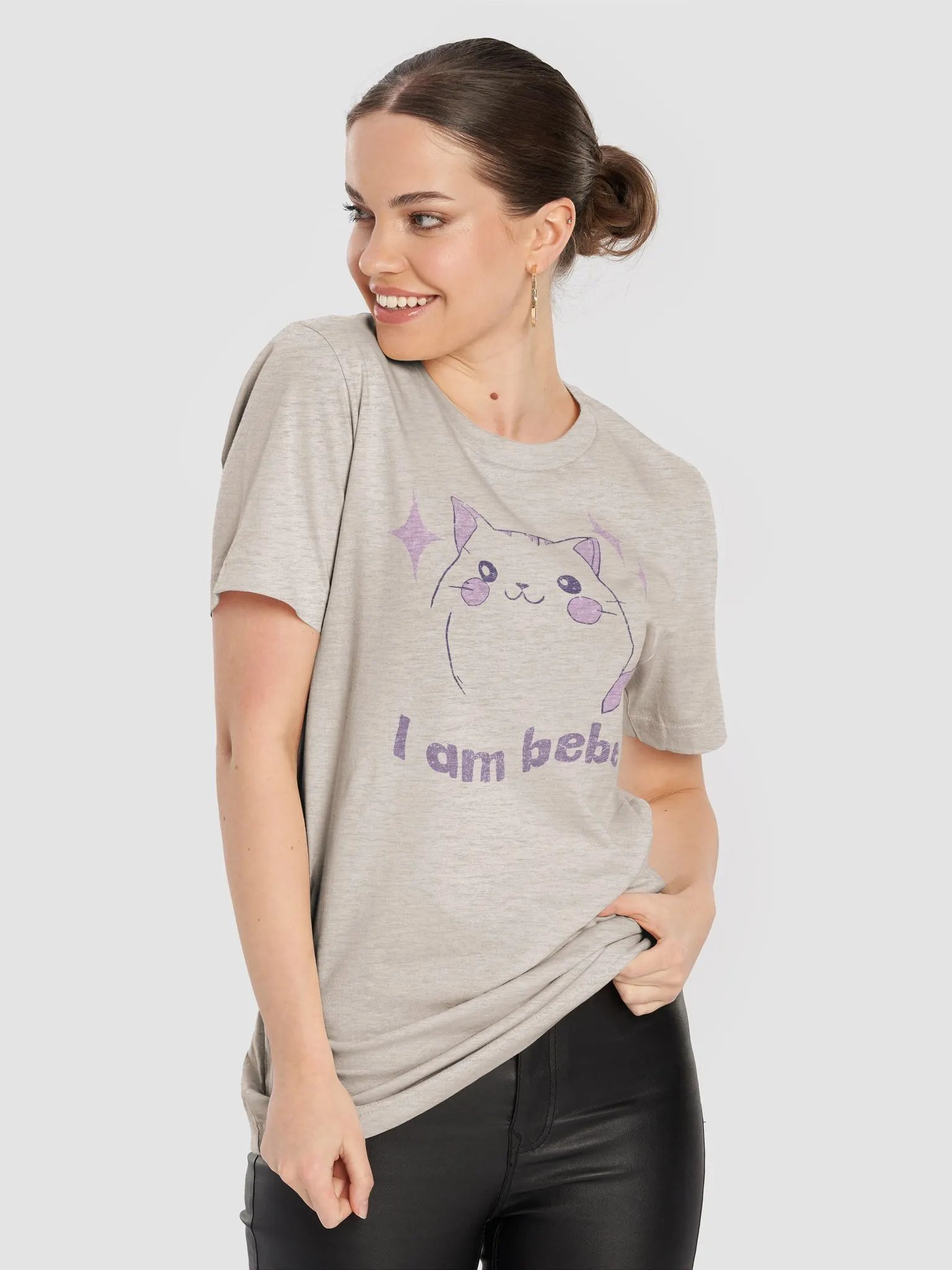 Chubby Cat Face T-Shirt product image (7)