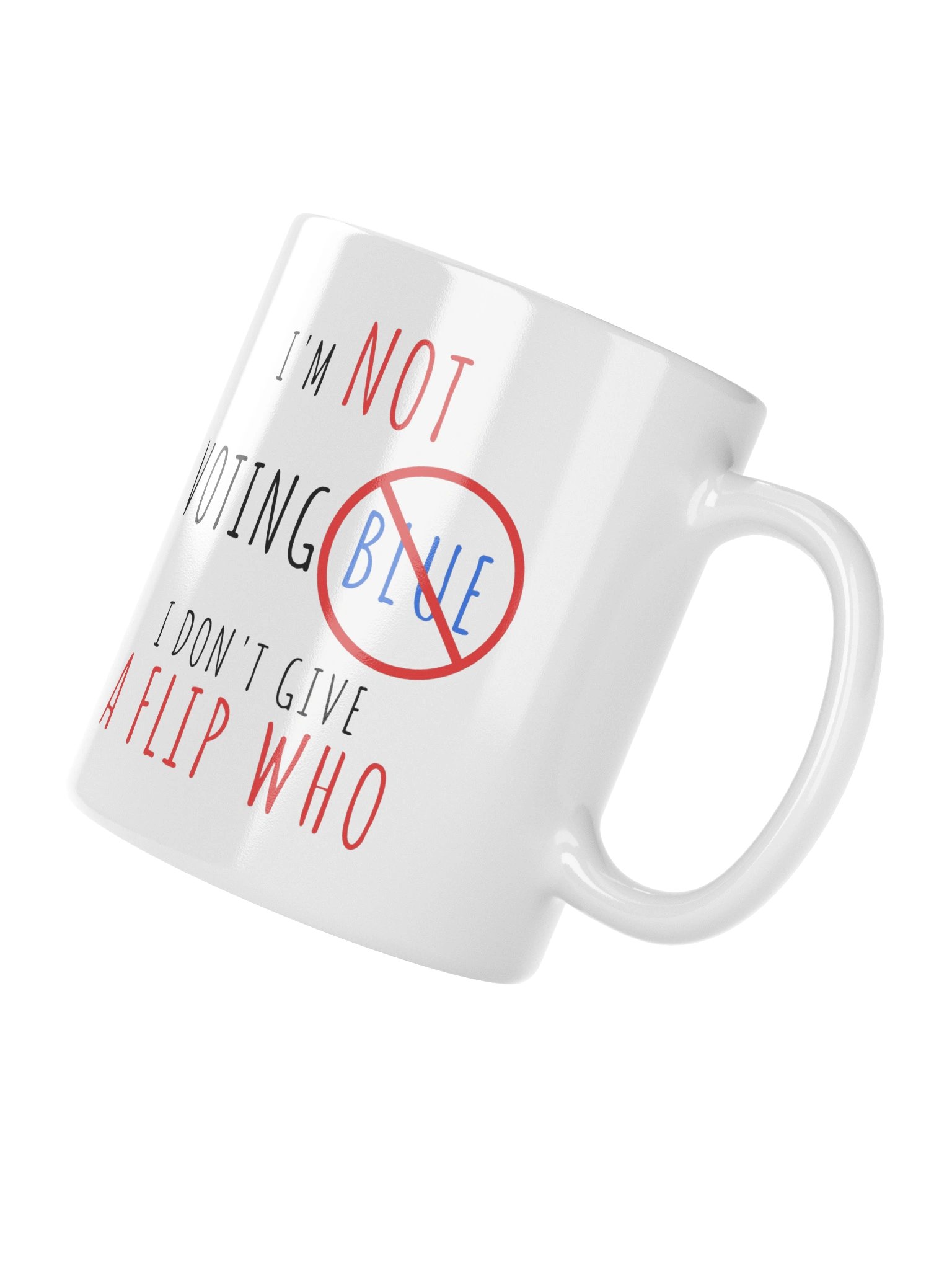 The Not Voting Blue Mug - White product image (7)