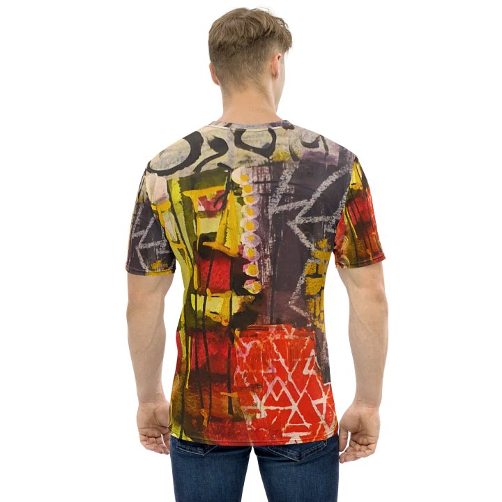 orginal mixed media painting by b.reters, all over print tshirt product image (1)