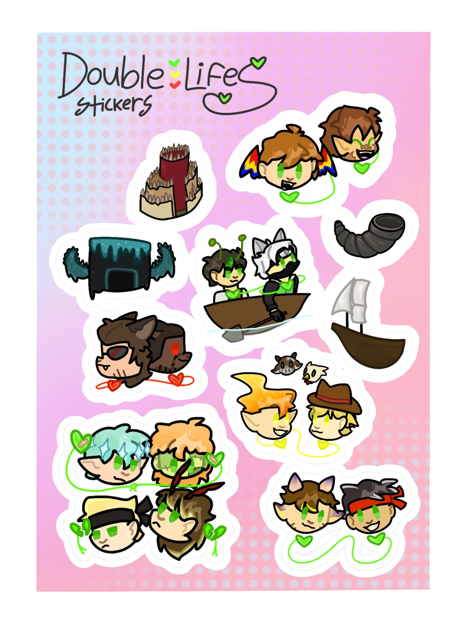 Double Life Stickers product image (3)
