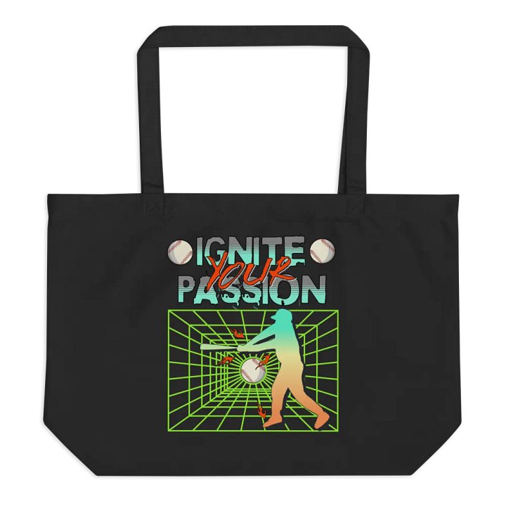 Ignite Your Passion Baseball Organic Tote product image (1)