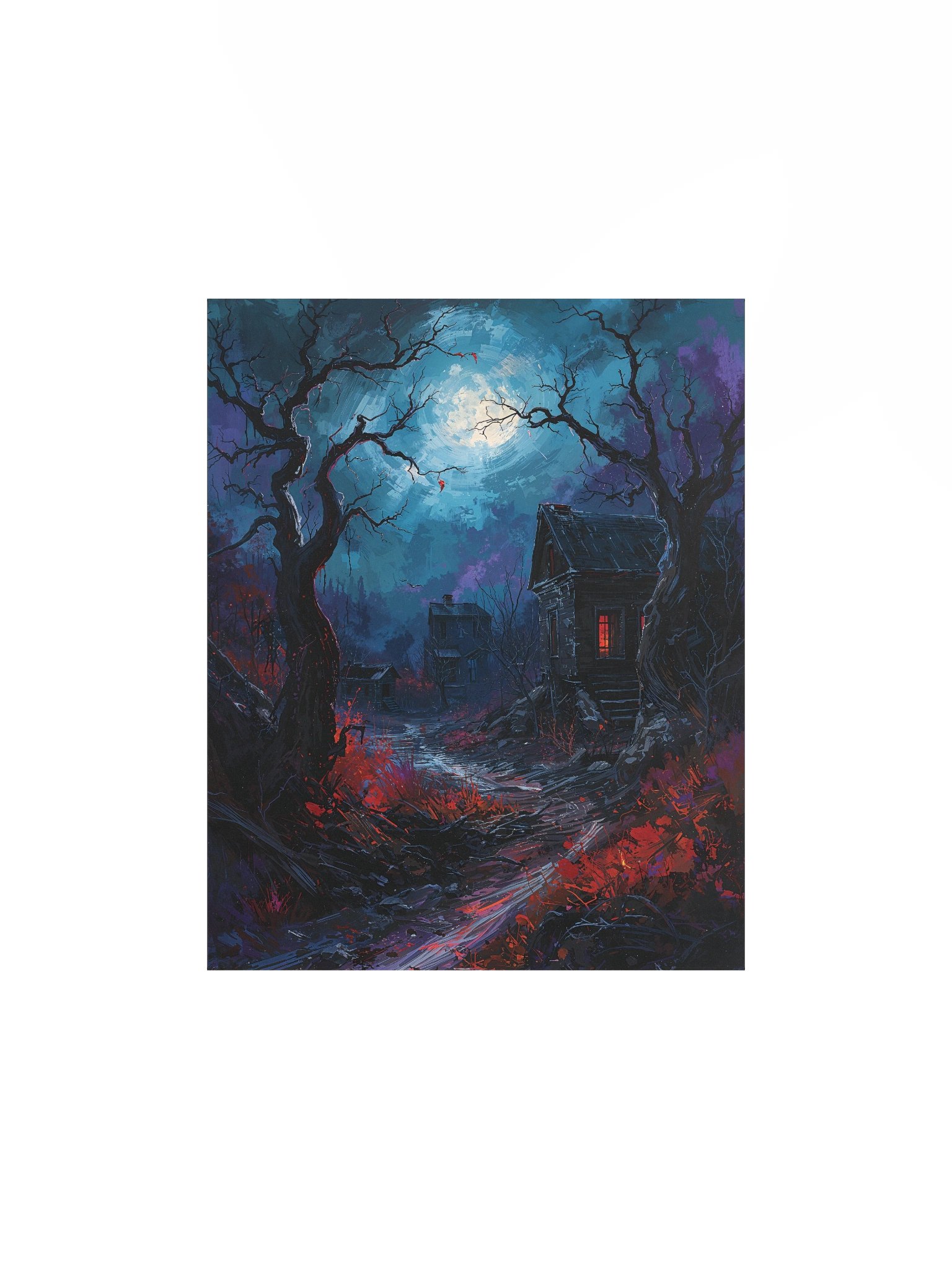 Whispers Beneath the Moonlight Matte Poster product image (3)