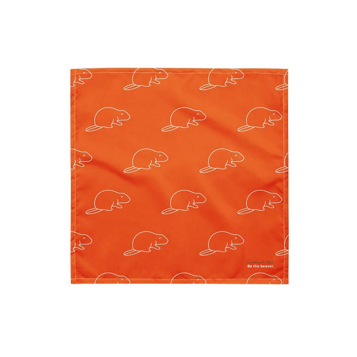 Beaver Icon Bandana - Orange product image (1)