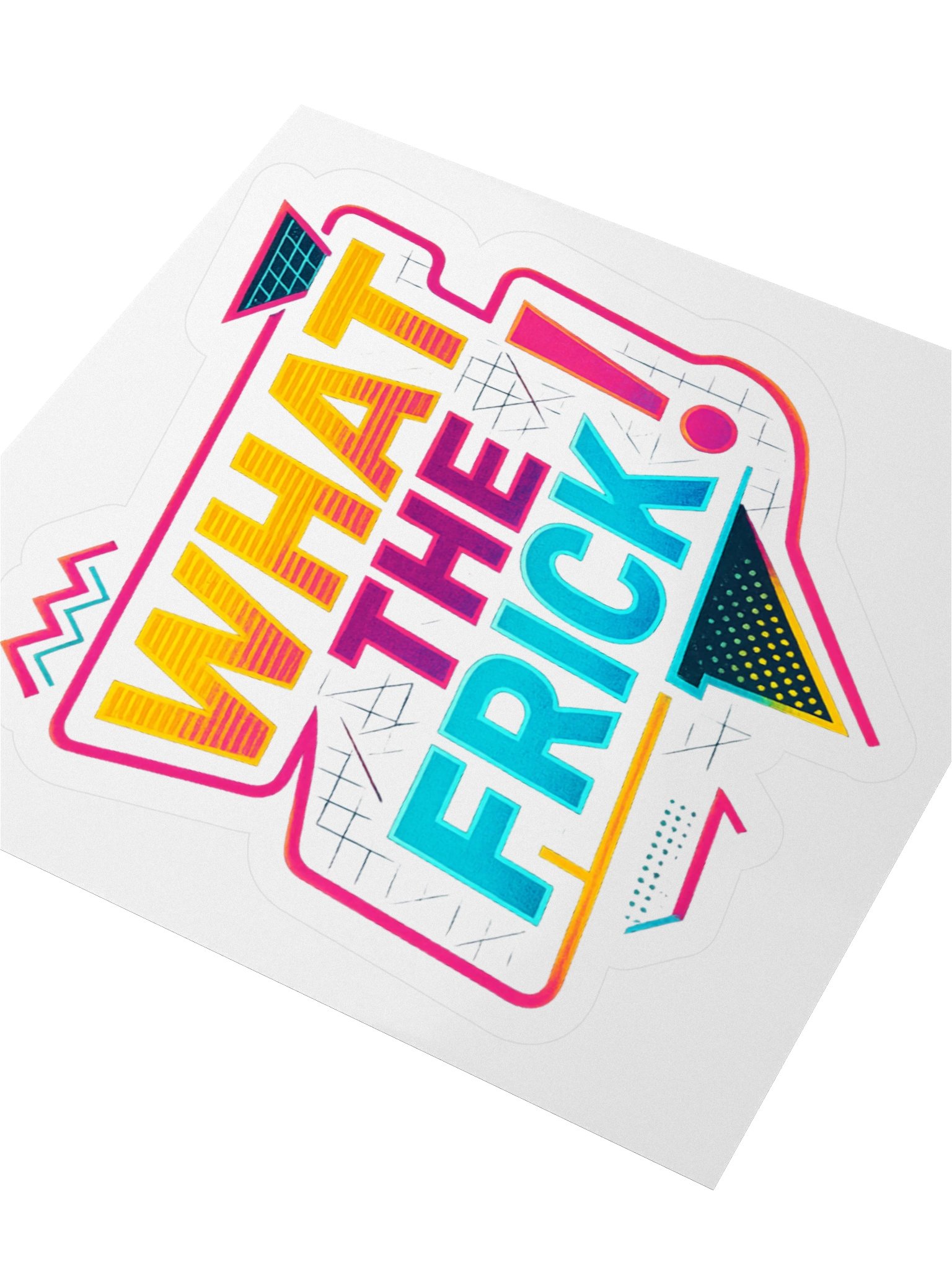 Sticker -What the Frick 80s product image (3)