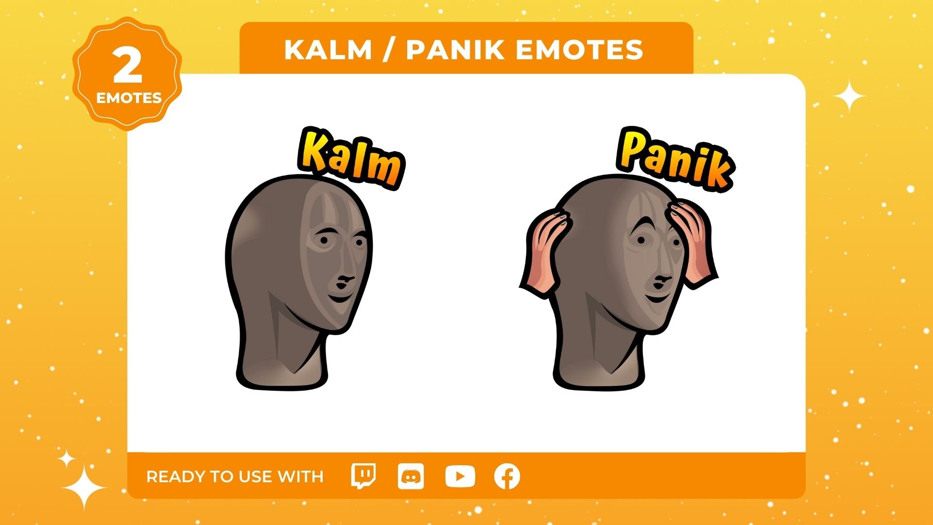 Kalm Meme Emotes 2-Pack product image (1)