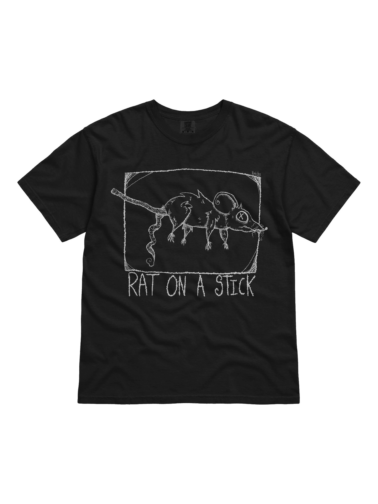 Retro Rat on a Stick Tee product image (1)