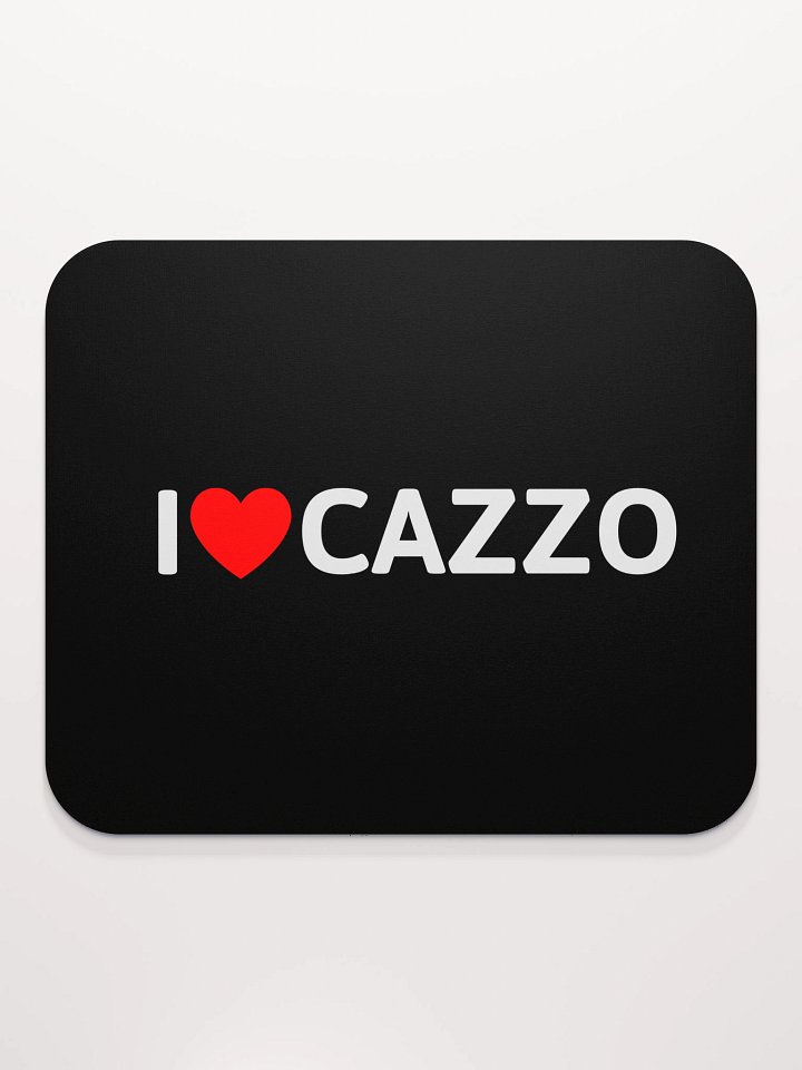 I ♥️ CAZZO mousepad product image (2)