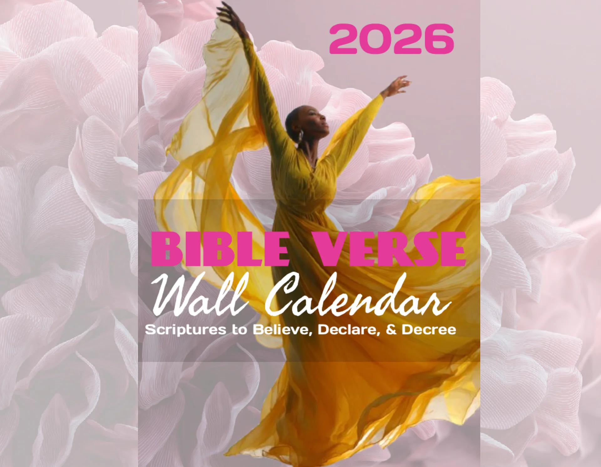 2026 BIBLE VERSE WALL CALENDAR - Christian Wall Calendar 2026 | Blessings of the Bible with Bible Verses | 12 Month | Thick & Sturdy Paper | Holiday Gift | Scripture Christian Calendar 2026 product image (1)