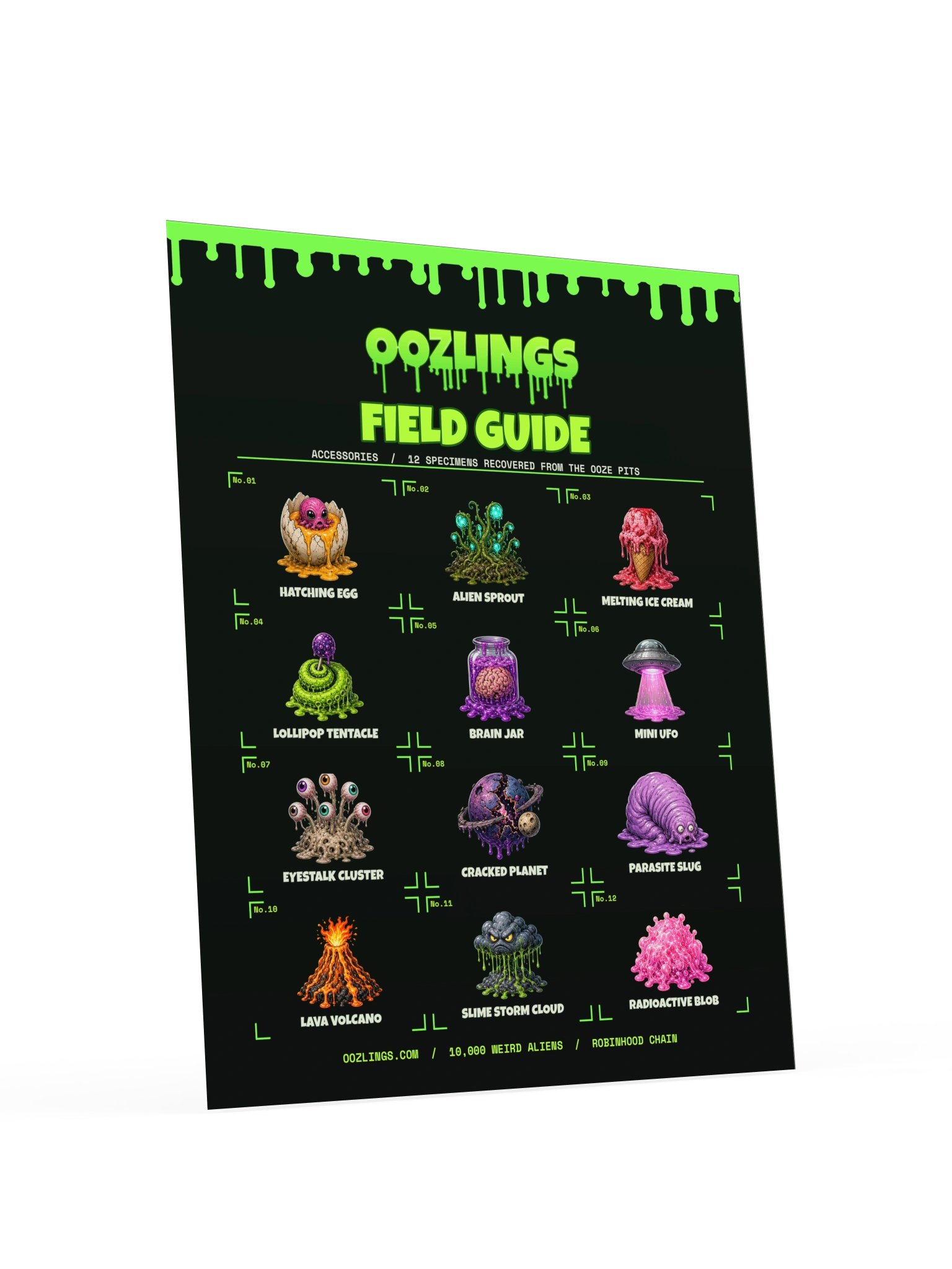 Oozlings Accessory Field Guide Poster product image (4)