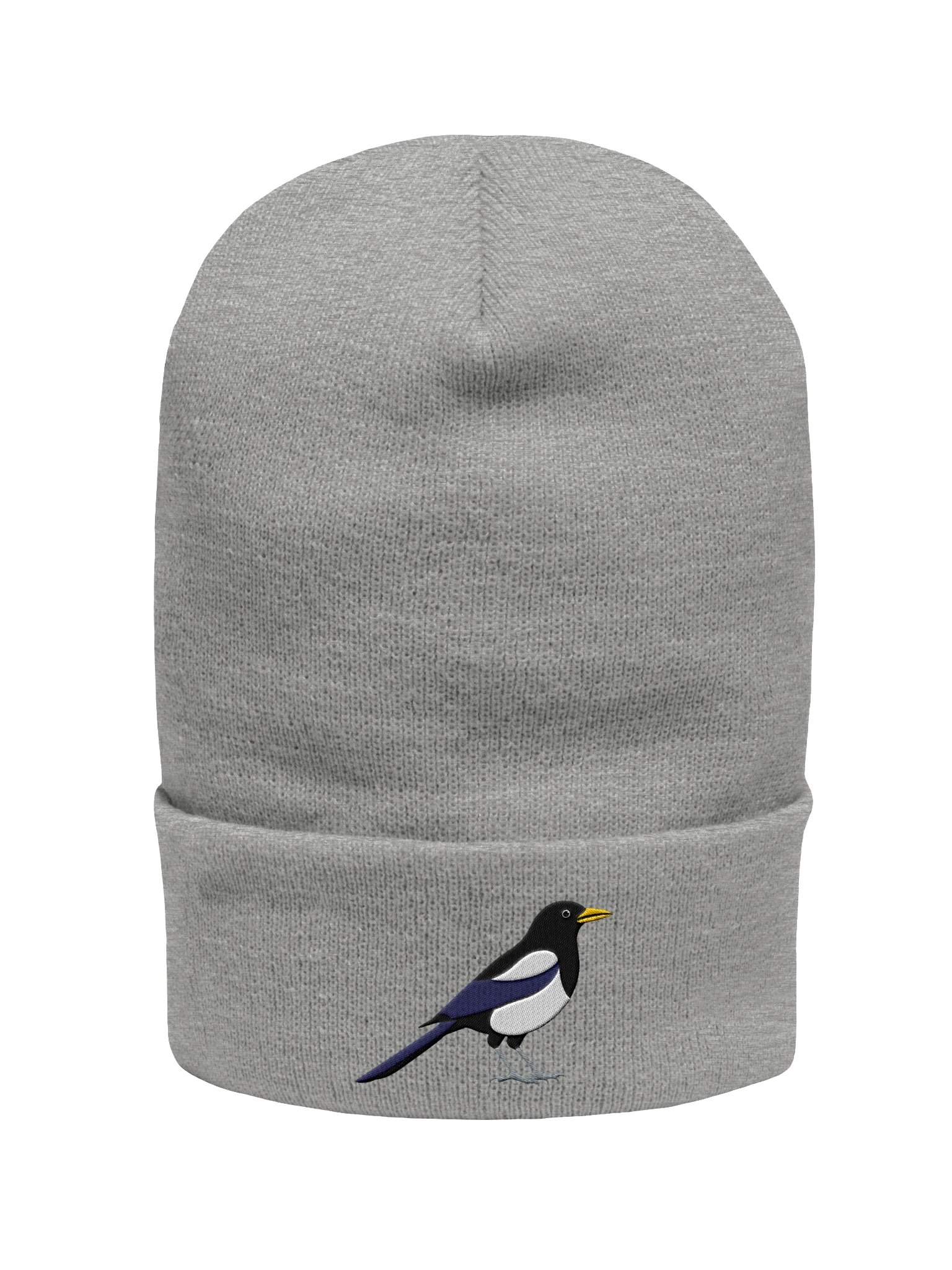 California Yellow-billed Magpie Embroidered Beanie product image (21)