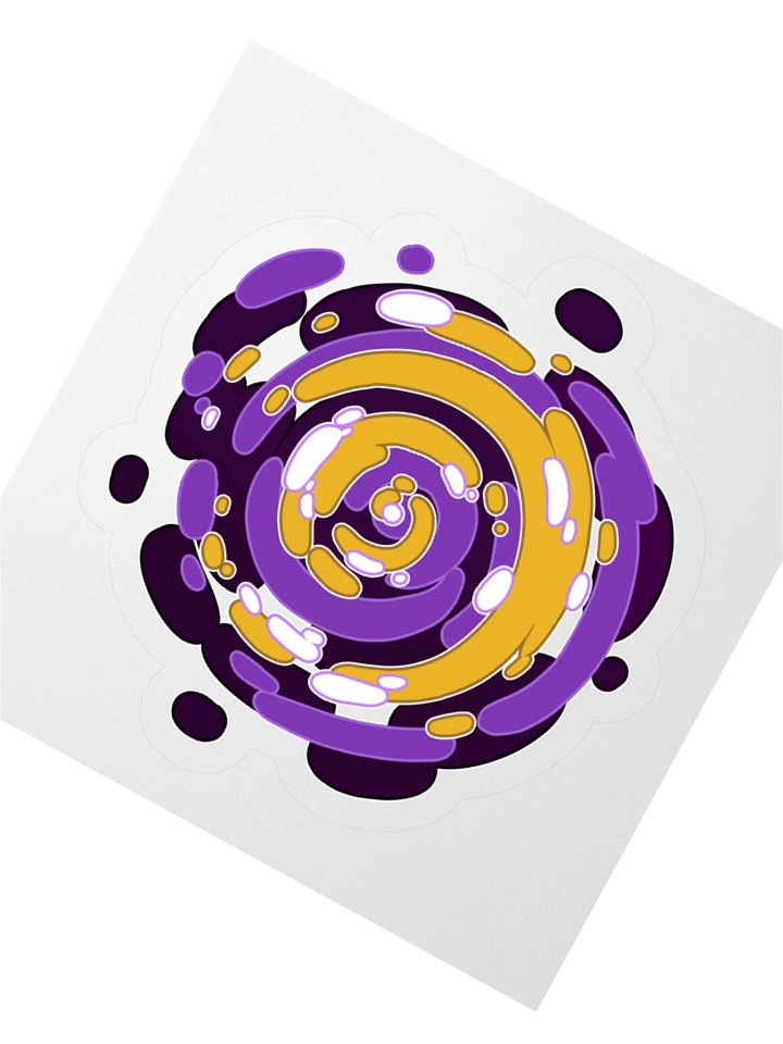 Time Warp Sticker (Nonbinary Pride Flag) product image (2)