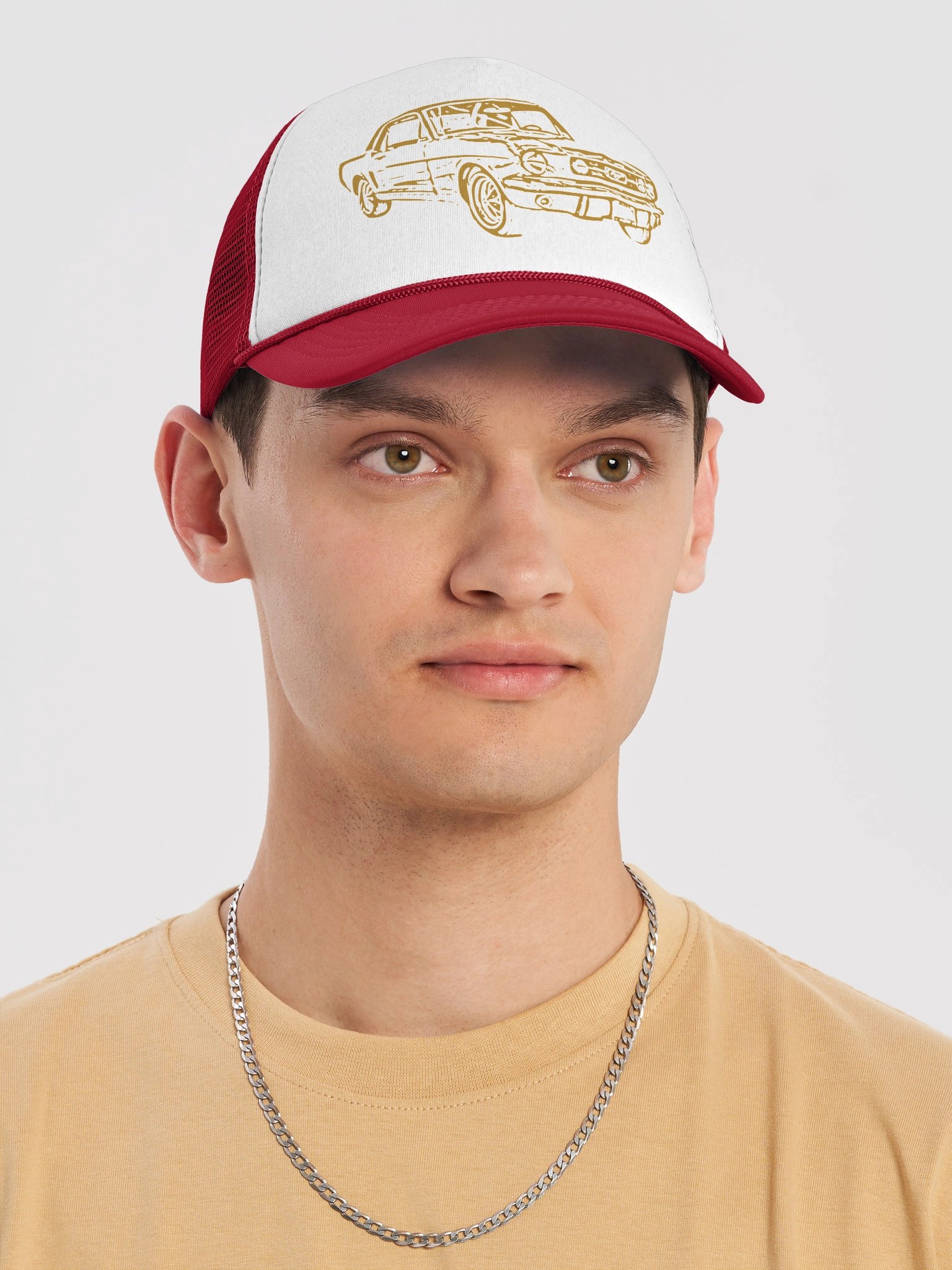 Classic American Car Foam Trucker Hat product image (9)
