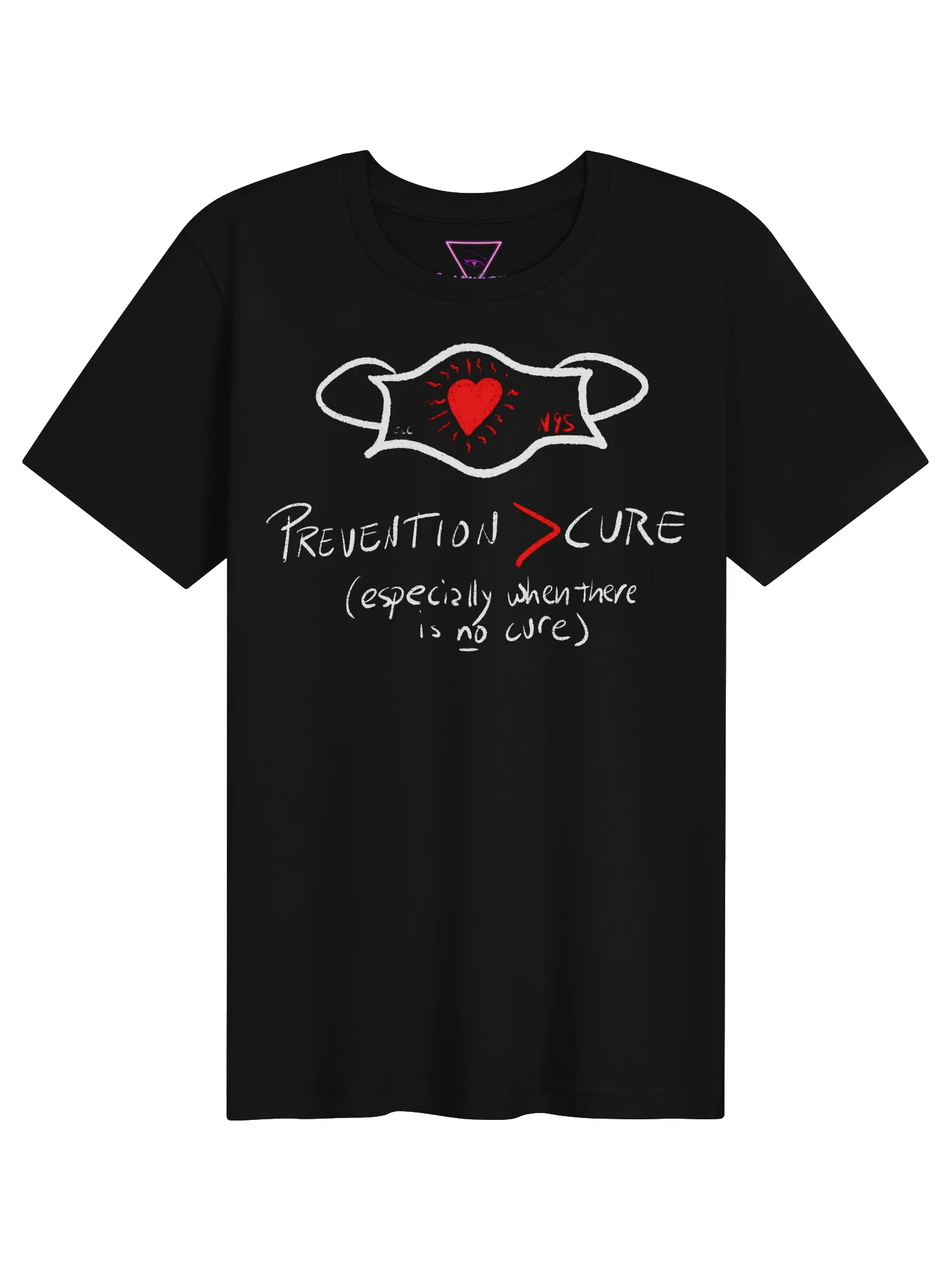 Prevention > Cure tee product image (1)