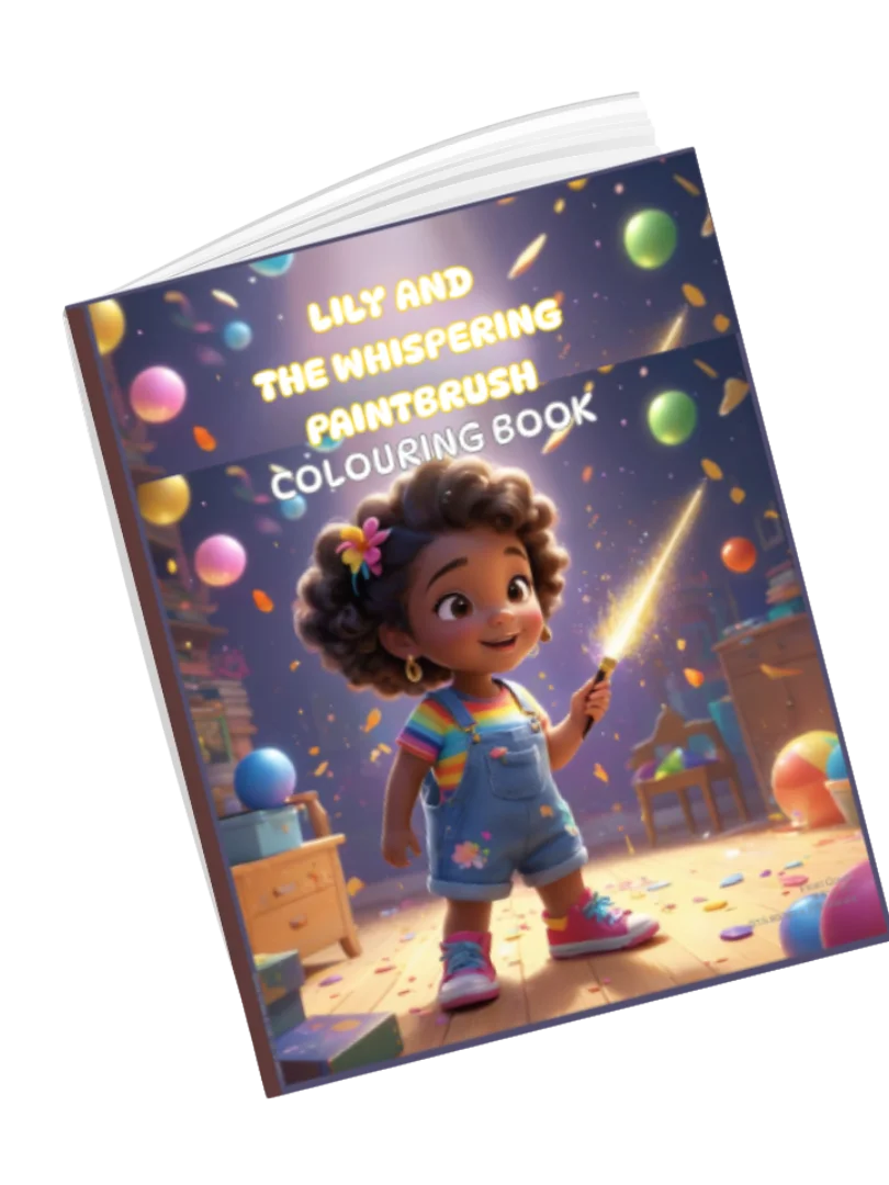 Lily and the Whispering Paintbrush' Coloring Book product image (1)