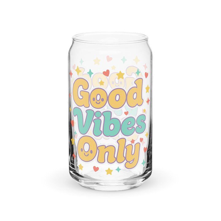 Good Vibes Only Can-Shaped Glass product image (1)