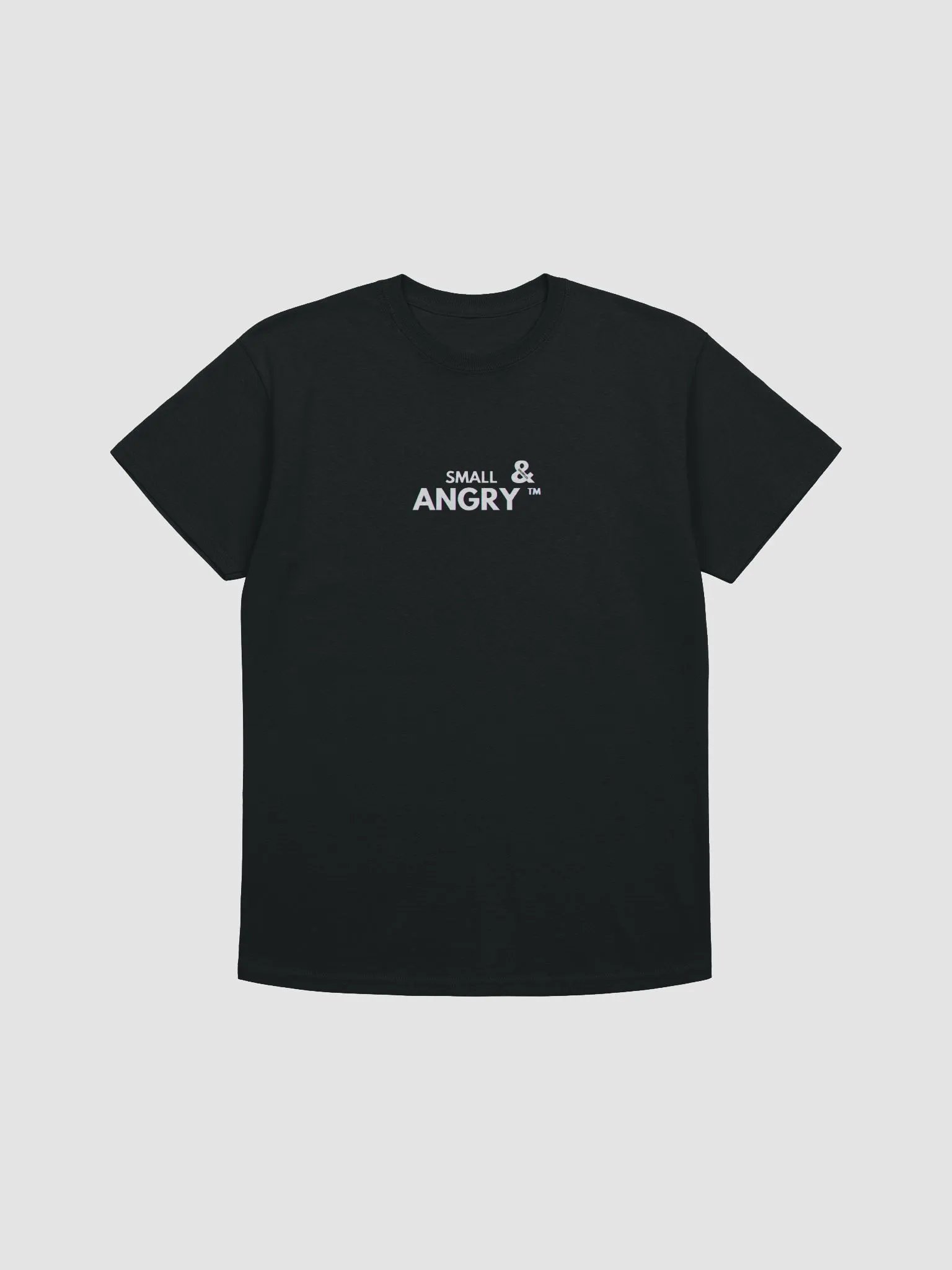 Small & Angry™ T - White Text product image (7)