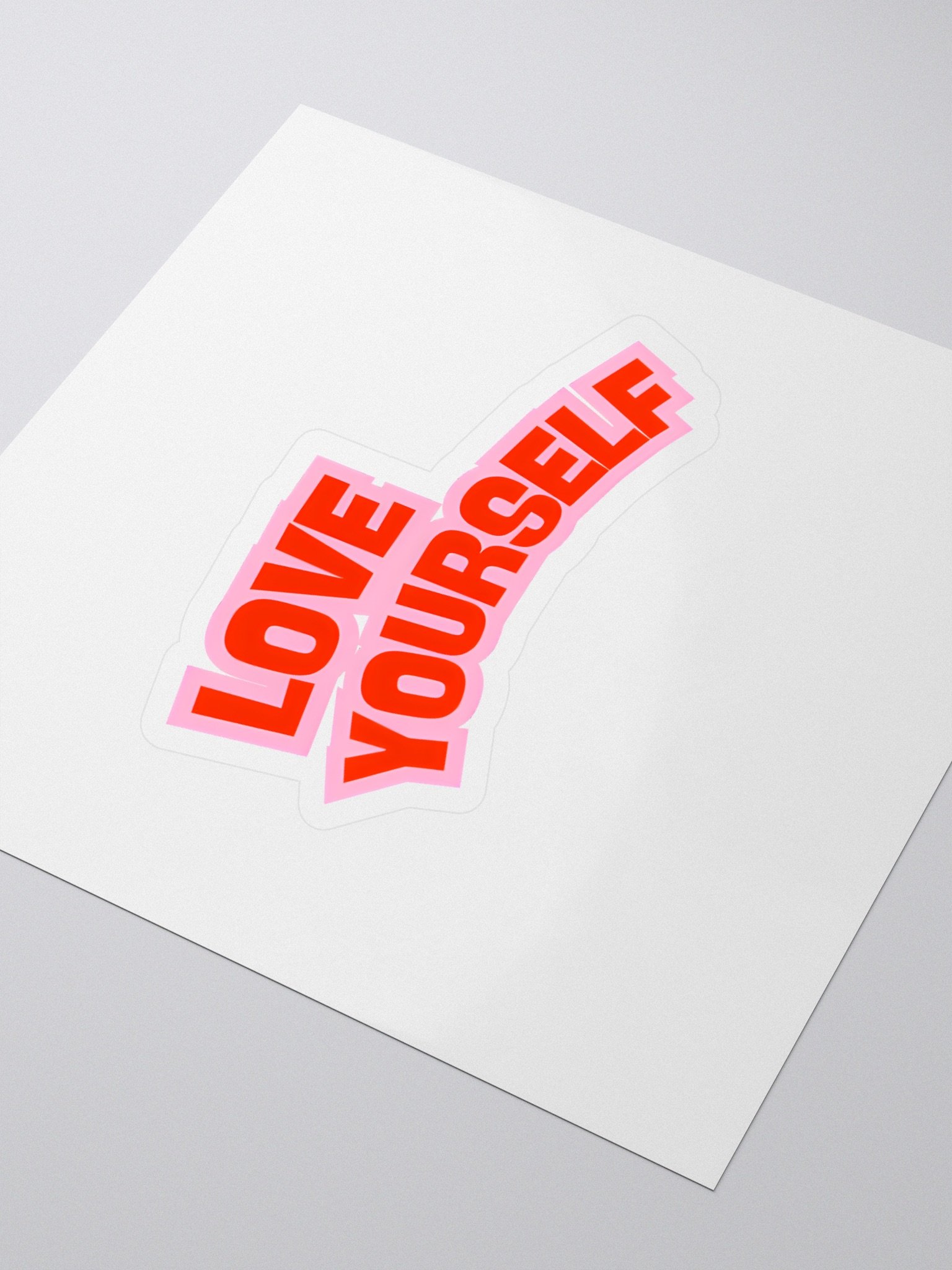 LOVE YOURSELF STICKER product image (3)