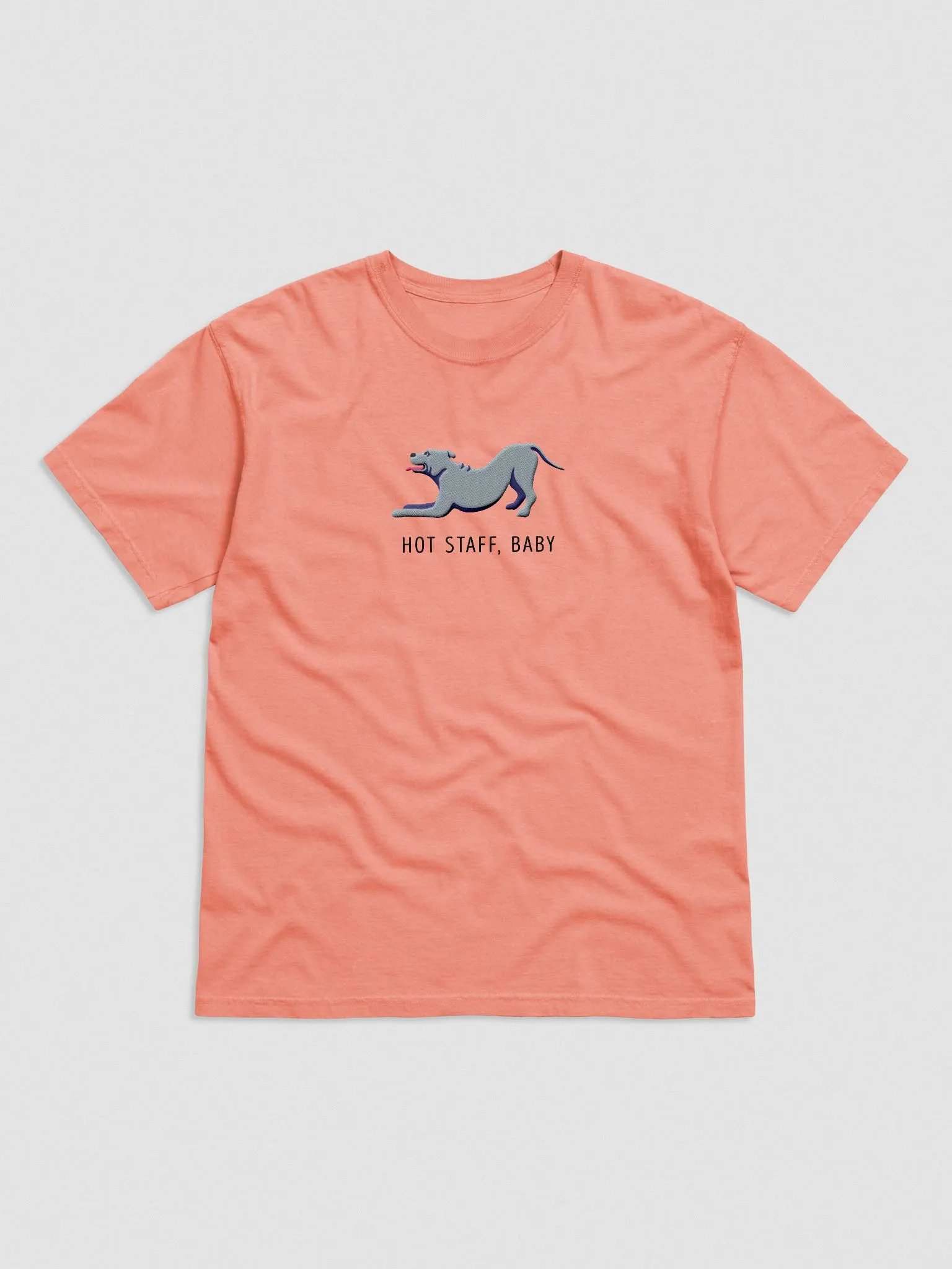 Hot Staff, Baby T-Shirt(Embroidered) of a Staffordshire Terrier(Blue) product image (4)