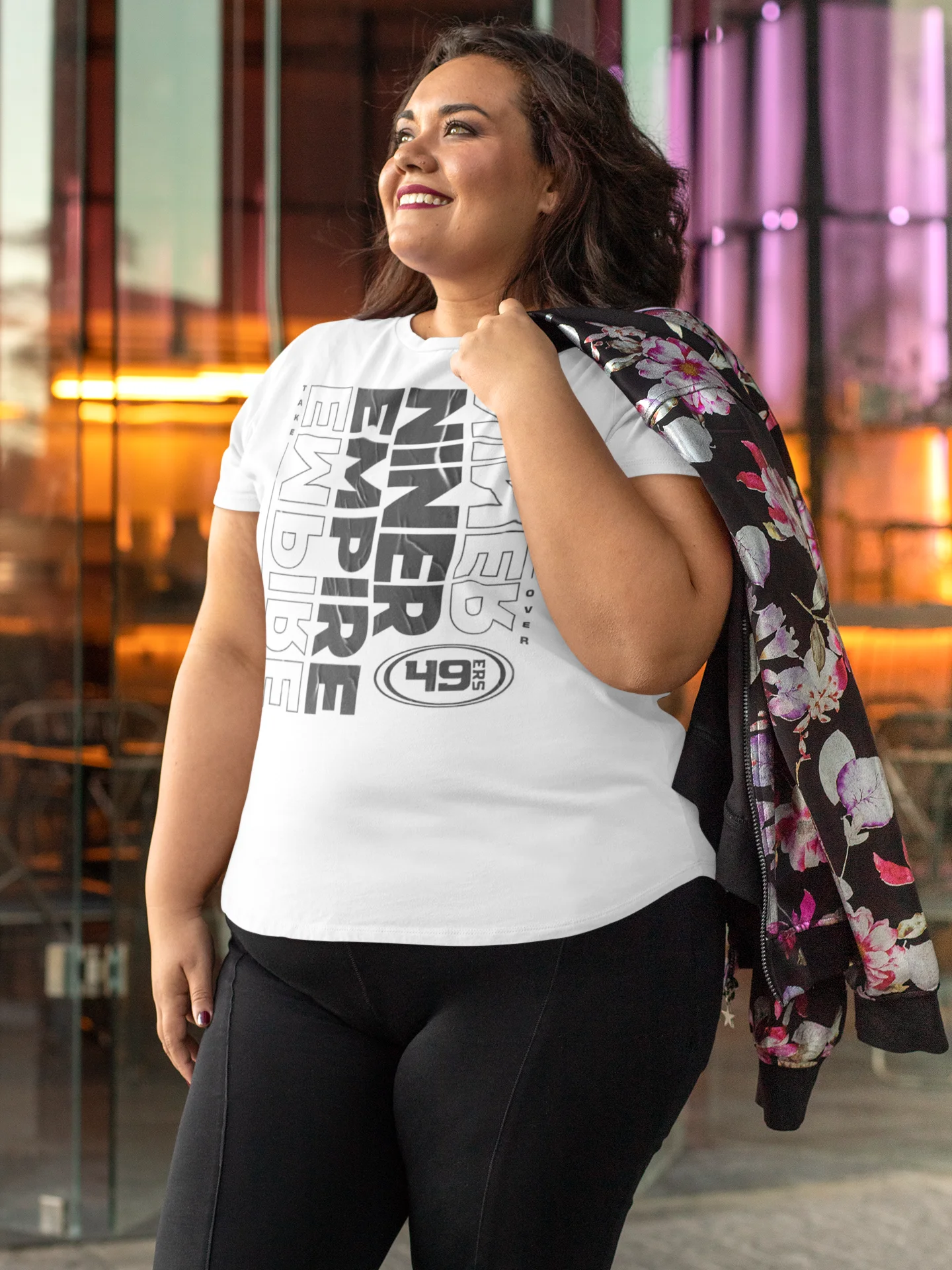 NINER EMPIRE Tshirt (OFF BLACK PRINT) product image (2)