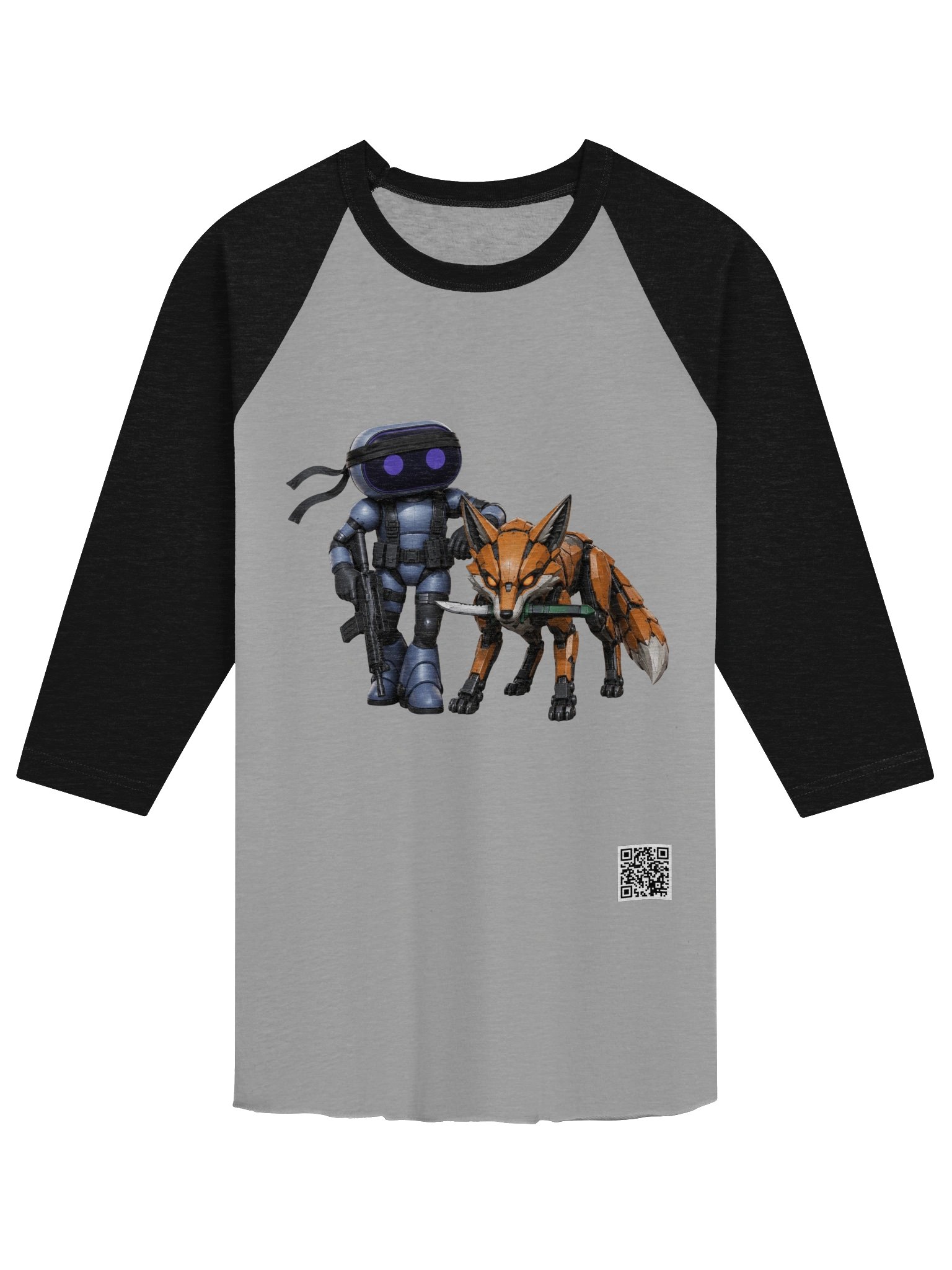 Tactical Espionage "KB Solid & Battle Fox" Baseball-T product image (1)