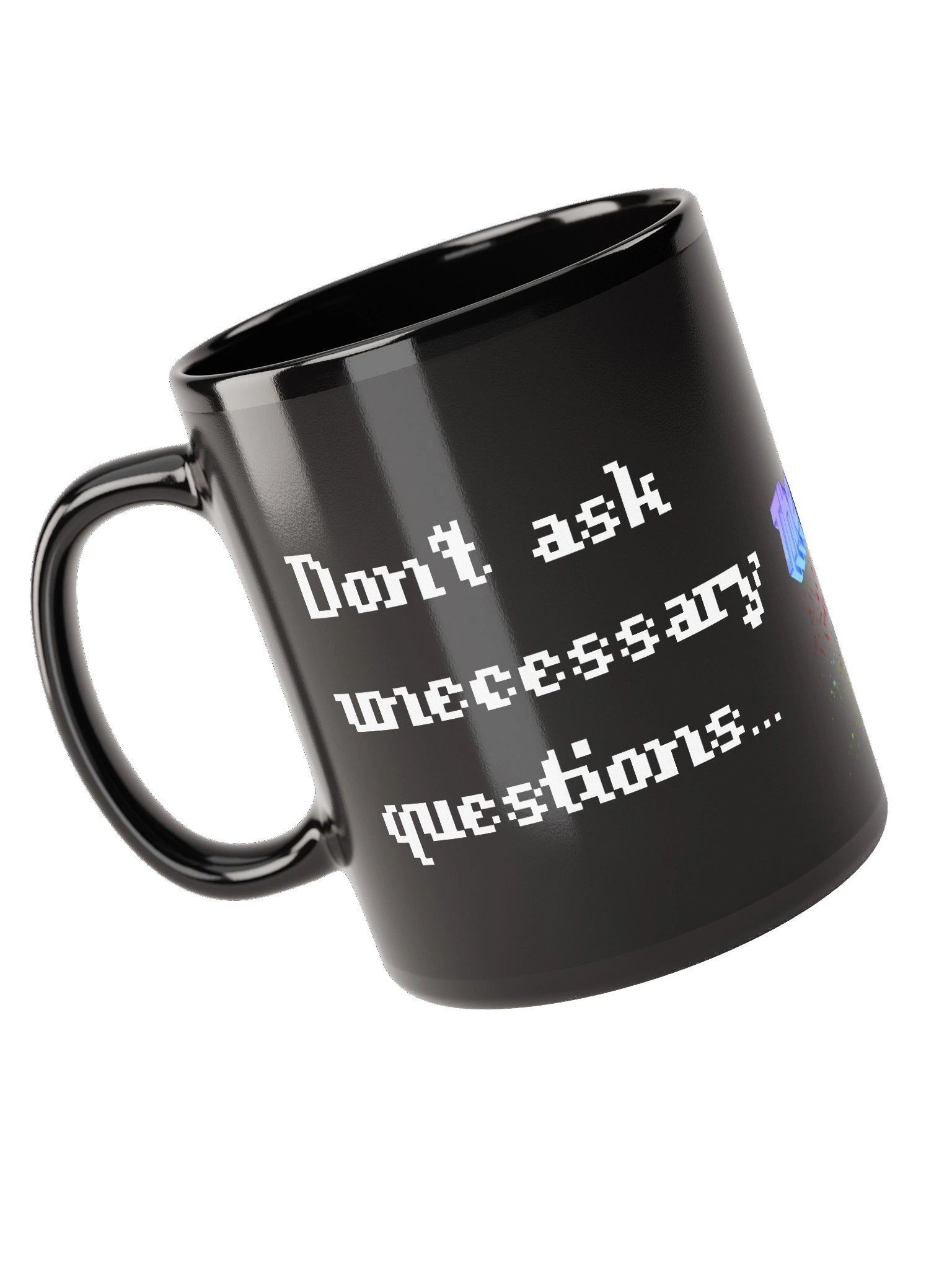 Don't Ask Black Mug product image (9)