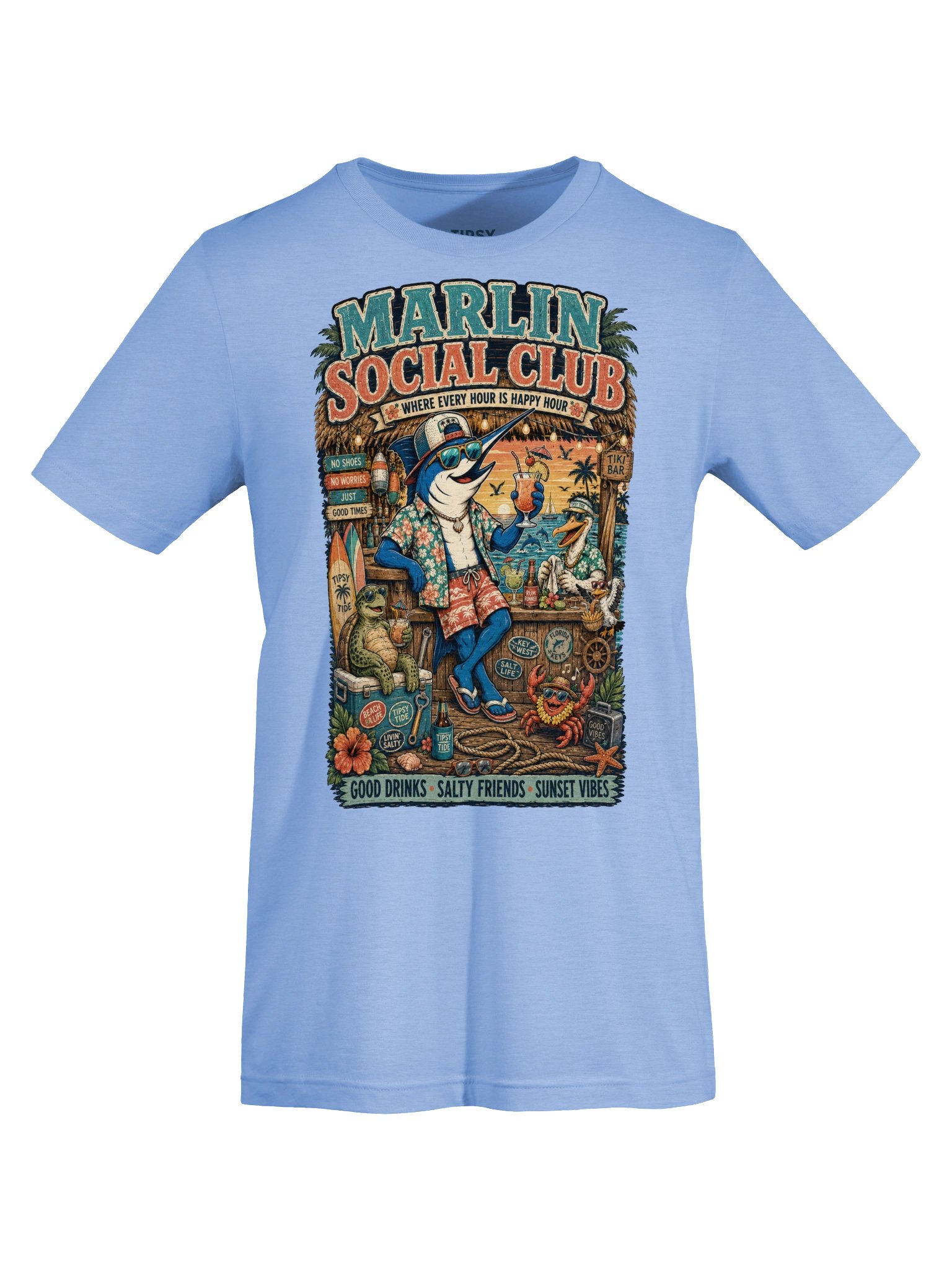 Marlin Social Club Tropical Bar Tee product image (6)