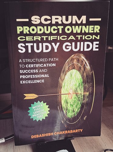 It's here! Details and link to buy at https://scrum-product-owner-study-guide.netlify.app

#scrum #productowner #productowner...