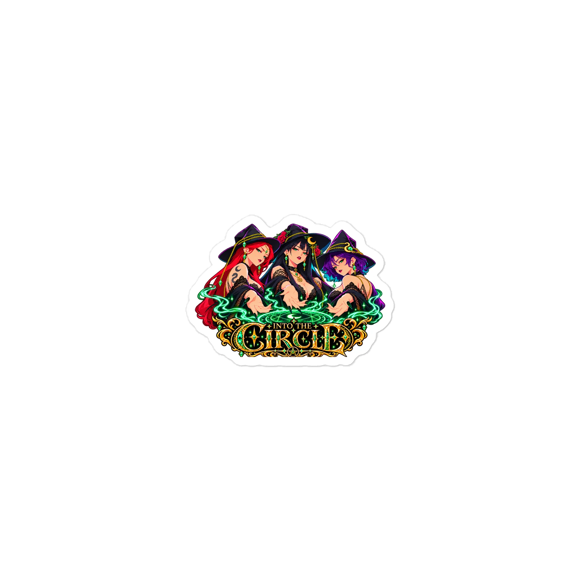 Into the Circle 🔮 | Witch Coven Die-Cut Sticker product image (2)