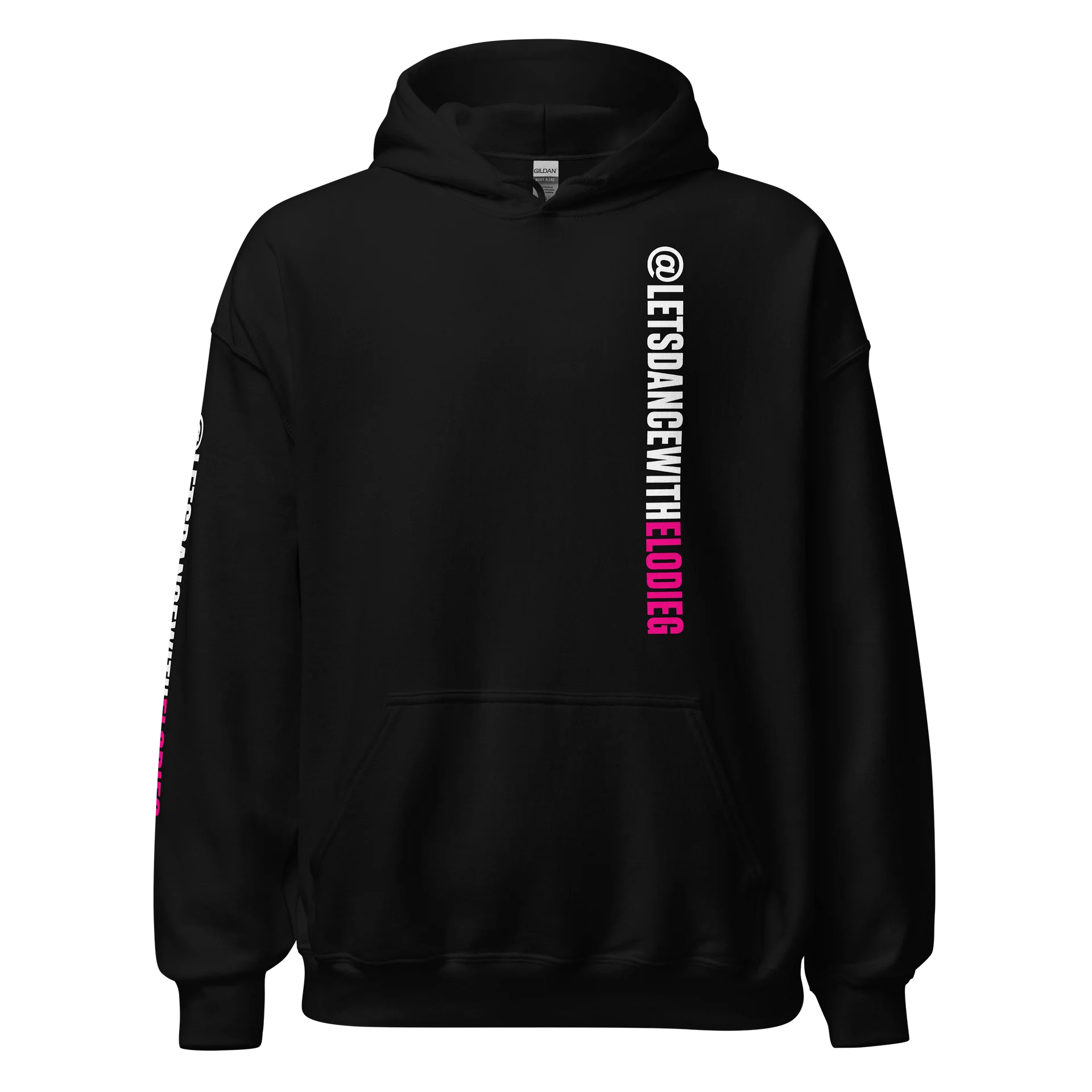 Elodie G Magenta Stack Hoodie product image (1)