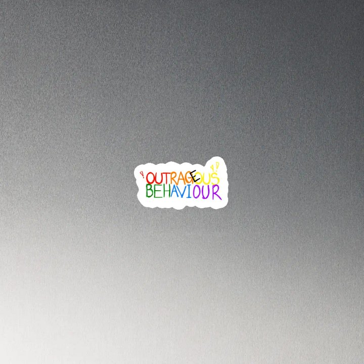 OUTRAGEOUS BEHAVIOUR!!! - Magnet product image (2)