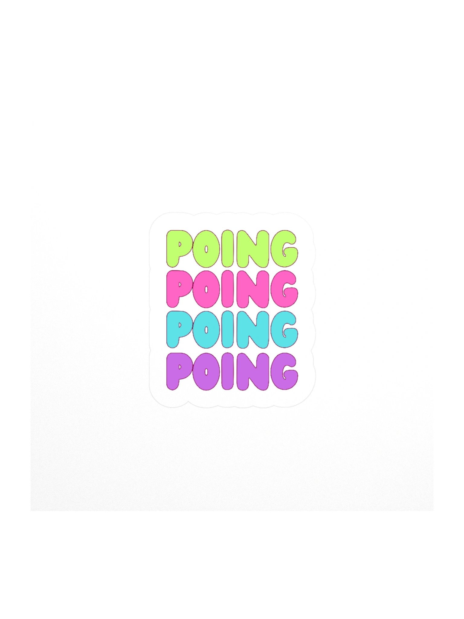 POING Sticker product image (1)