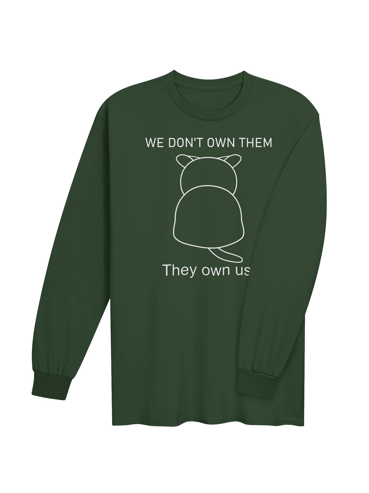 Cats Own Poeple - Unisex Adult Long Sleeve T-shirt product image (3)
