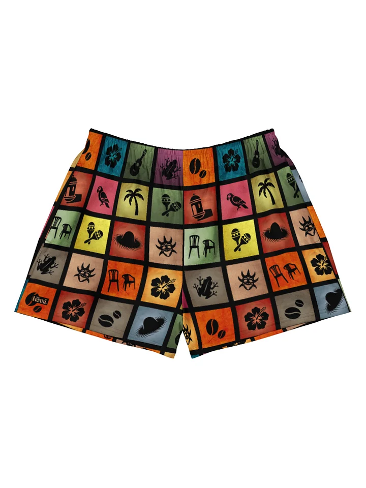 Puerto Rico Pride Unisex Athletic Shorts product image (1)