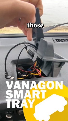 It's 2025 clipping your phone into some window mounted robot arm is a pain. The Vanagon Smart Tray is a well thought out syst...