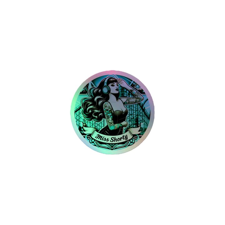 Original Miss Shorty Holographic Sticker Set product image (1)