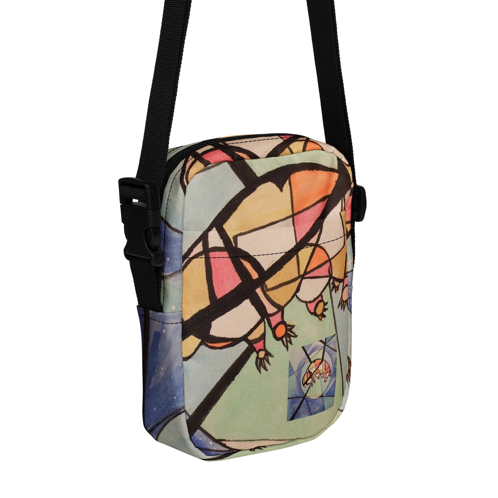 Cubism Painting: The Dream of a Tardigrade All-Over Print Utility Crossbody Bag by Generic product image (1)